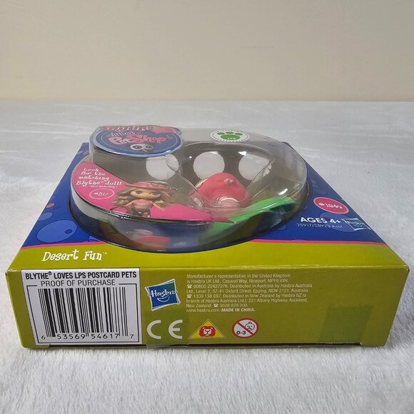 Hasbro Littlest Pet Shop #1849 Snake Blythe Pink Red Spots Stripes LPS NEW 2010 - Picture 8 of 8